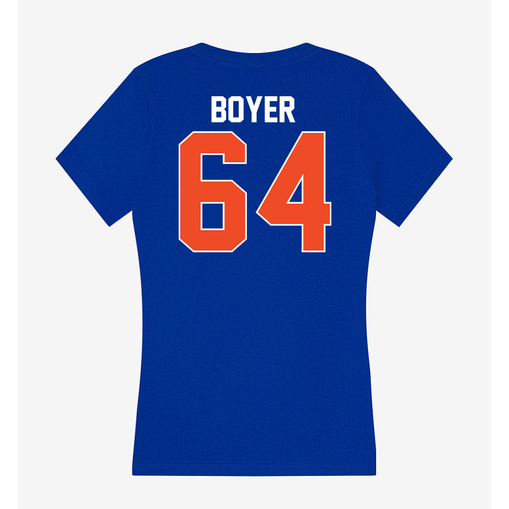 Florida - NCAA Football : Eagan Boyer - Women's V-Neck T-Shirt-1