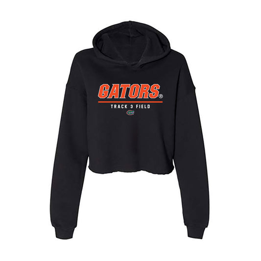 Florida - NCAA Men's Track & Field : Jason Walker - Women's Crop Fleece Hoodie-0
