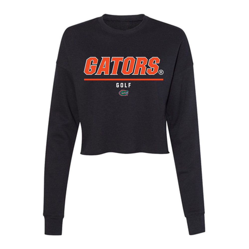Florida - NCAA Men's Golf : Christophe Stutts - Women's Cropped Crew Fleece-0