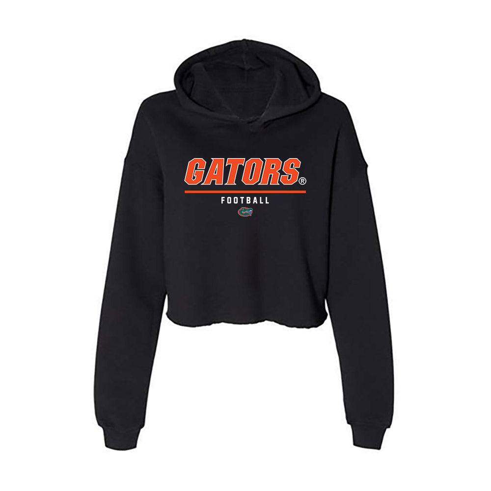 Florida - NCAA Football : Tramell Jones Jr. - Classic Shersey Women's Crop Fleece Hooded Sweatshirt-0