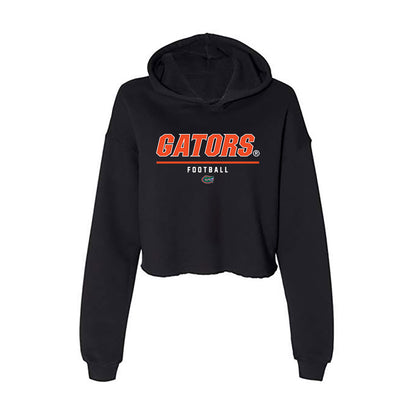 Florida - NCAA Football : Tramell Jones Jr. - Classic Shersey Women's Crop Fleece Hooded Sweatshirt-0