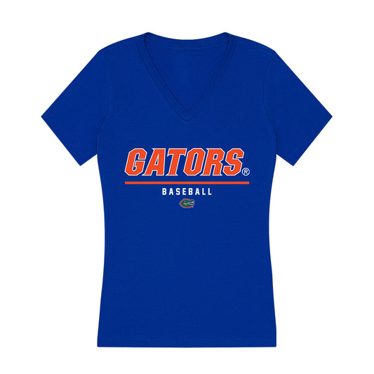 Florida - NCAA Baseball : Aidan King - Women's V-Neck T-Shirt-0