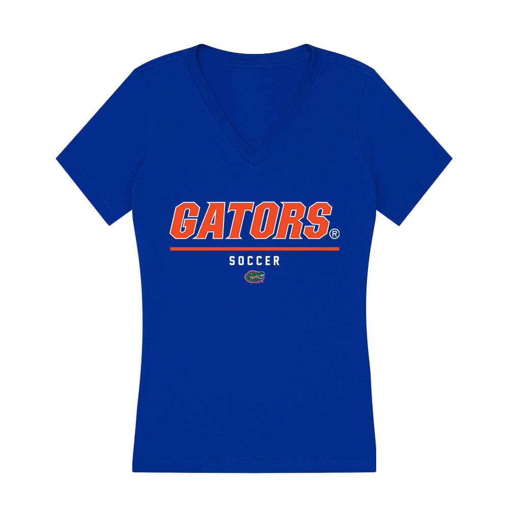 Florida - NCAA Women's Soccer : Norah Abbott - Women's V-Neck T-Shirt-0
