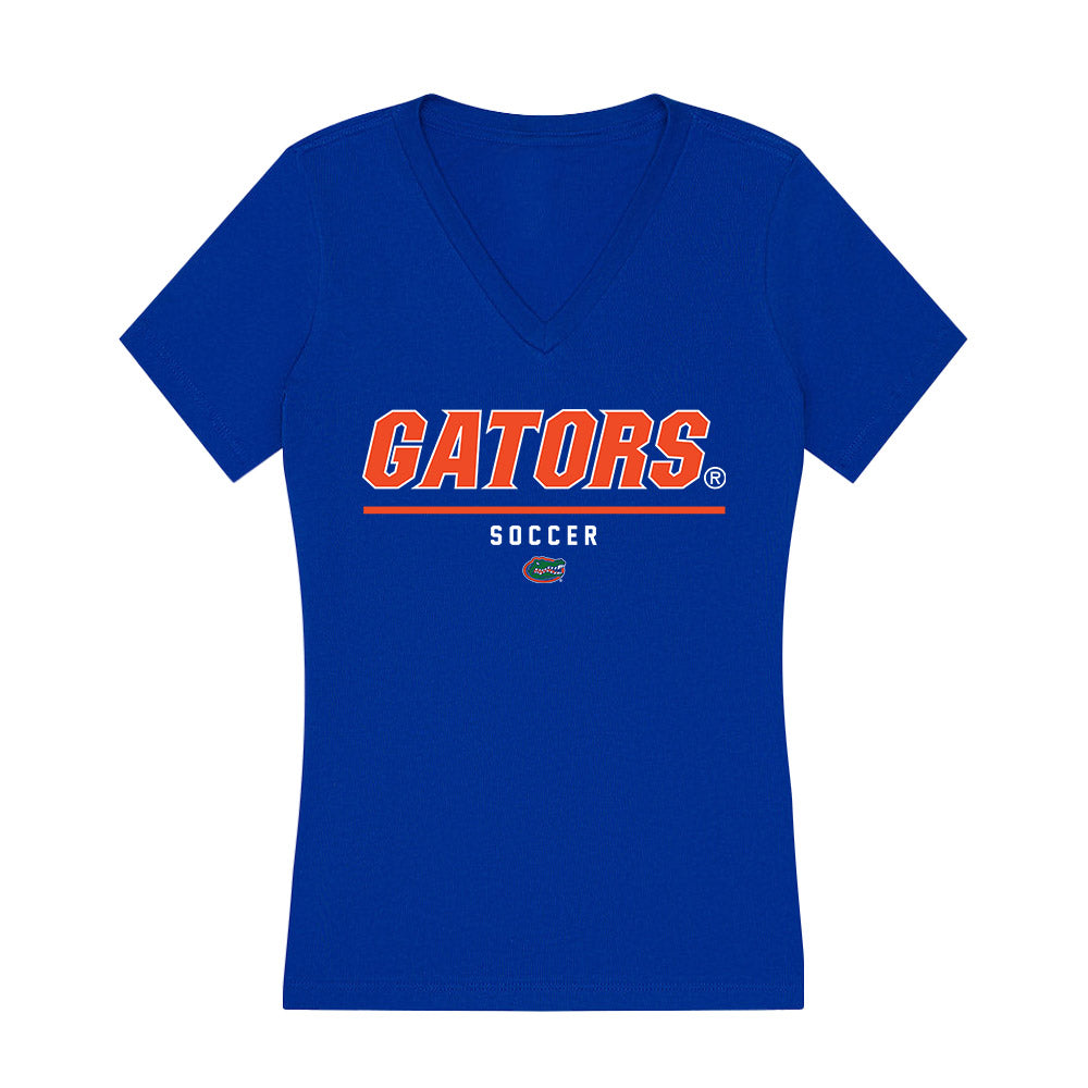 Florida - NCAA Women's Soccer : Norah Abbott - Women's V-Neck T-Shirt-0