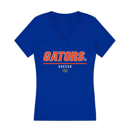 Florida - NCAA Women's Soccer : Skye Barnes - Women's V-Neck T-Shirt-0