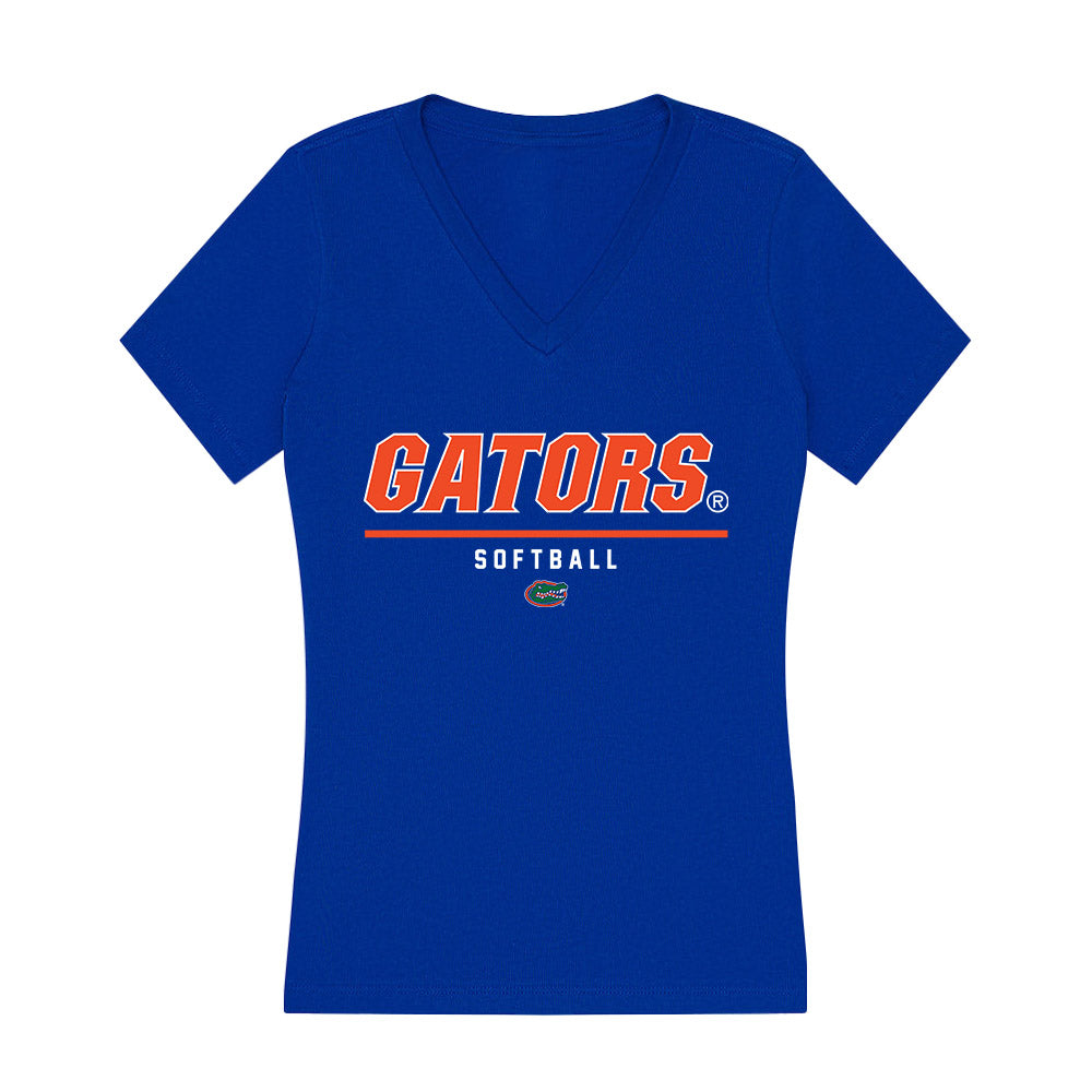 Florida - NCAA Softball : Jocelyn Erickson - Women's V-Neck T-Shirt-0