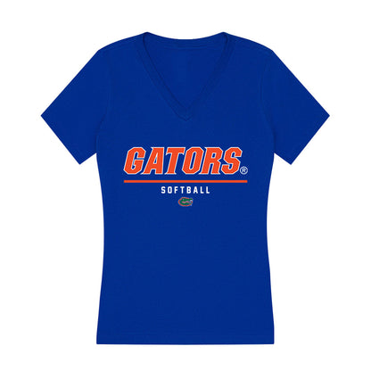 Florida - NCAA Softball : Jocelyn Erickson - Women's V-Neck T-Shirt-0