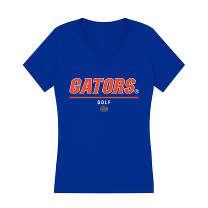 Florida - NCAA Women's Golf : Katelyn Huber - Women's V-Neck T-Shirt-0