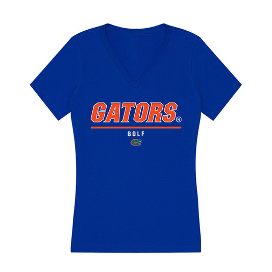 Florida - NCAA Men's Golf : Austin Perkins - Women's V-Neck T-Shirt-0