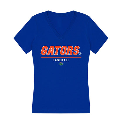Florida - NCAA Baseball : Drew Dickerson - Classic Shersey Women's V-Neck T-Shirt-0