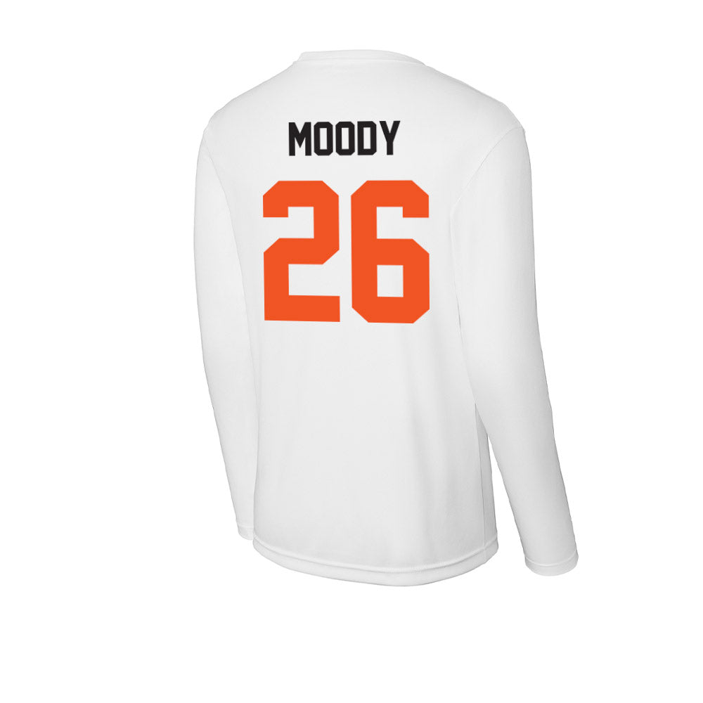 Oklahoma State - NCAA Football : Dennis Moody - Activewear Long Sleeve T-Shirt-1