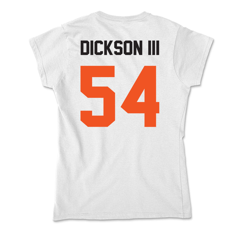 Oklahoma State - NCAA Football : Johnny Dickson III - Soft Style Women’s T-Shirt-1