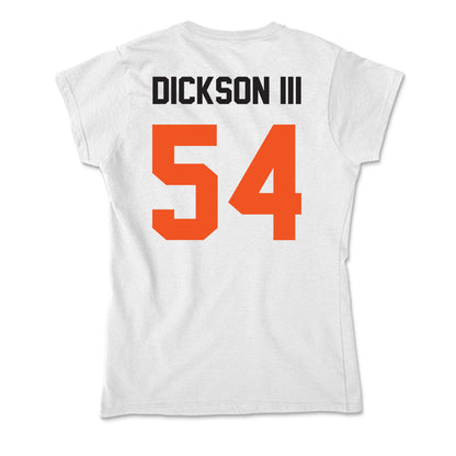 Oklahoma State - NCAA Football : Johnny Dickson III - Soft Style Women’s T-Shirt-1