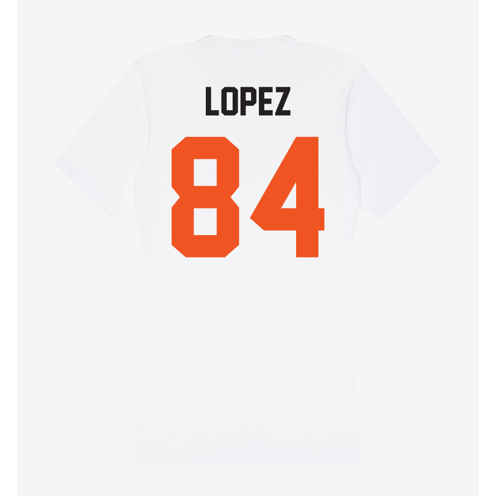 Oklahoma State - NCAA Football : Matrail Lopez - Women's V-Neck T-Shirt-1