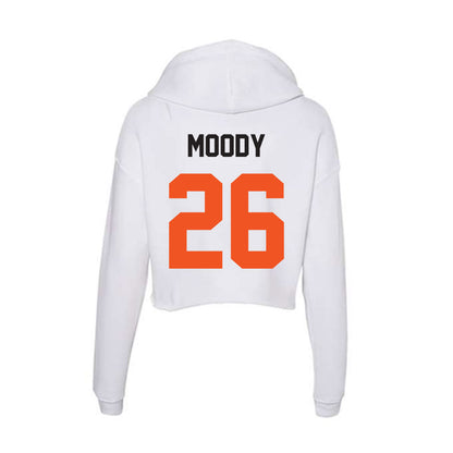 Oklahoma State - NCAA Football : Dennis Moody - Women's Crop Fleece Hoodie-1
