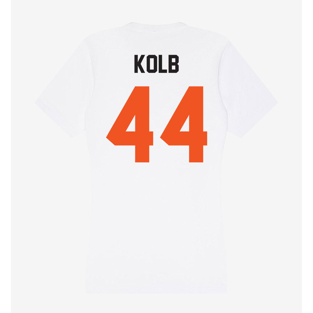 Oklahoma State - NCAA Football : Carson Kolb - Women's V-Neck T-Shirt-1