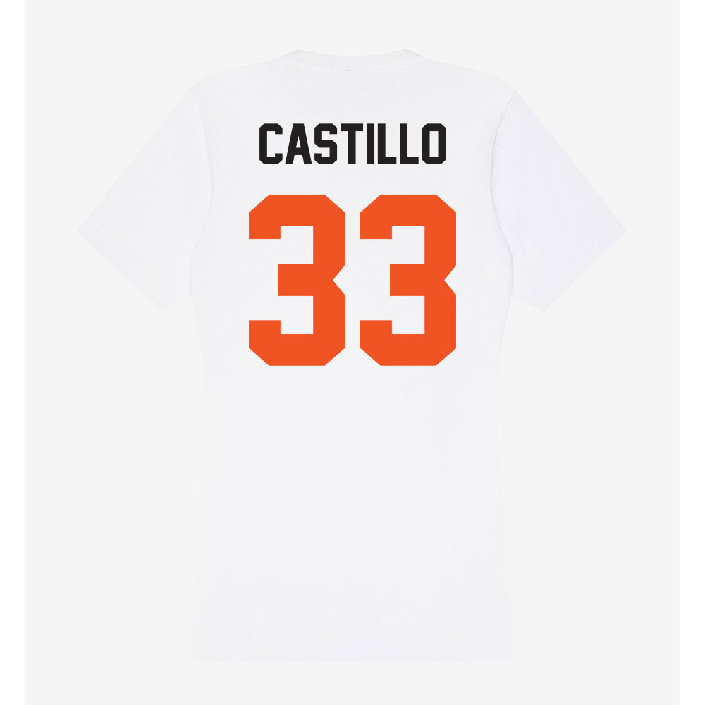 Oklahoma State - NCAA Softball : Gabby Castillo - Women's V-Neck T-Shirt-1