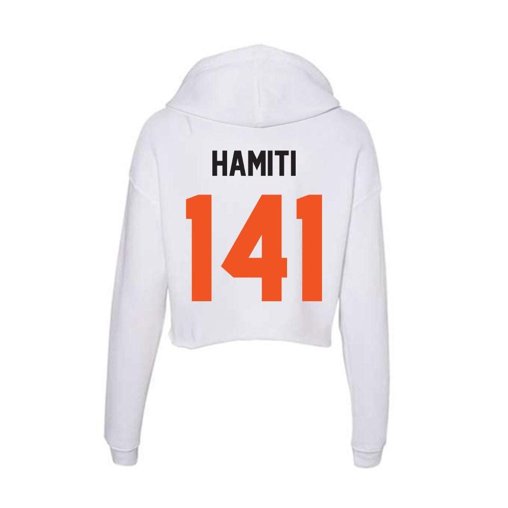 Oklahoma State - NCAA Wrestling : Jake Hamiti - Women's Crop Fleece Hoodie-1