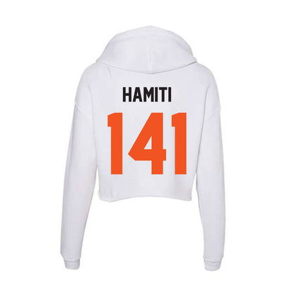 Oklahoma State - NCAA Wrestling : Jake Hamiti - Women's Crop Fleece Hoodie-1