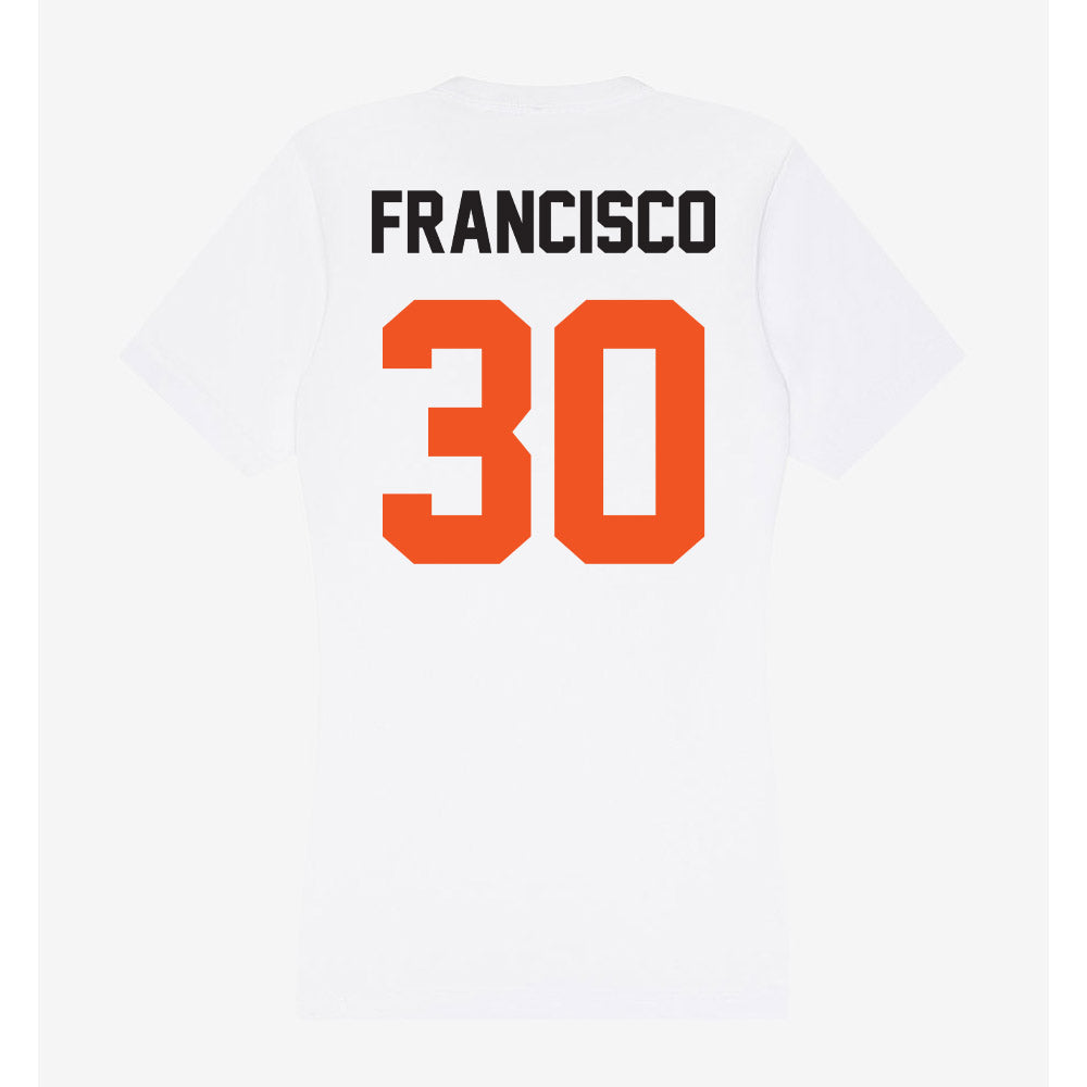 Oklahoma State - NCAA Baseball : Brady Francisco - Women's V-Neck T-Shirt-1