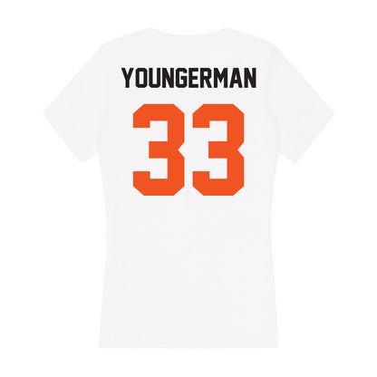 Oklahoma State - NCAA Baseball : Sean Youngerman - Women's V-Neck T-Shirt-1