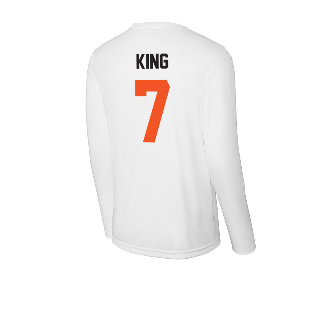 Oklahoma State - NCAA Women's Soccer : Sherline King - Activewear Long Sleeve T-Shirt-1