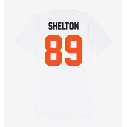 Oklahoma State - NCAA Football : Quincy Shelton - Women's V-Neck T-Shirt-1