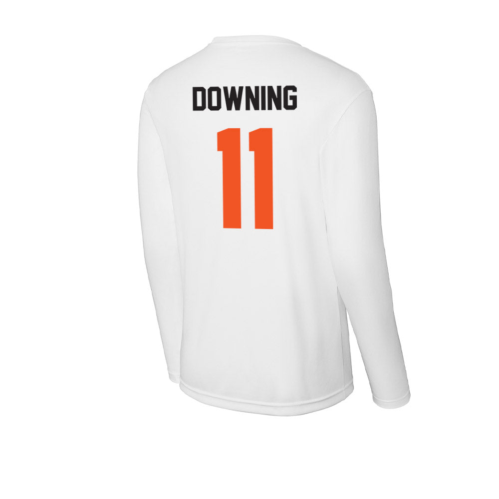 Oklahoma State - NCAA Softball : Preslee Downing - Activewear Long Sleeve T-Shirt-1