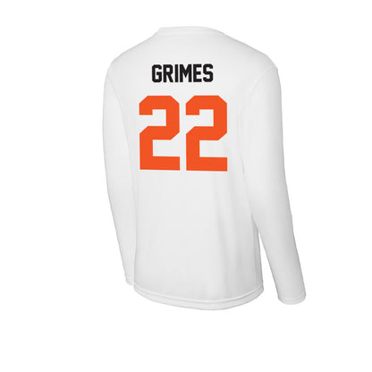 Oklahoma State - NCAA Women's Soccer : Tyller Grimes - Activewear Long Sleeve T-Shirt-1