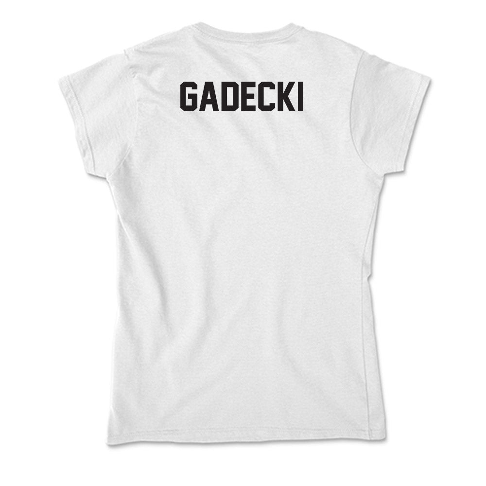 Oklahoma State - NCAA Men's Tennis : Thomas Gadecki - Soft Style Women’s T-Shirt-1
