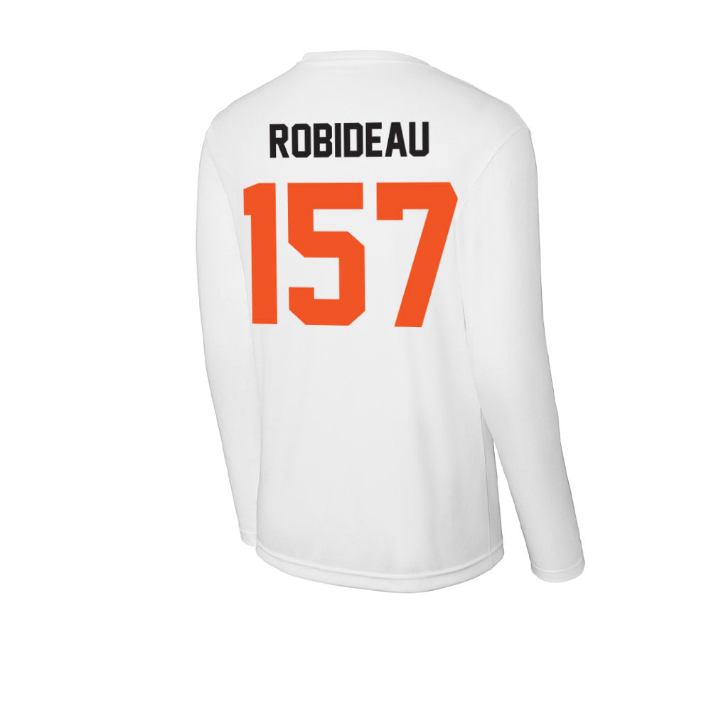 Oklahoma State - NCAA Wrestling : Landon Robideau - Activewear Long Sleeve T-Shirt-1