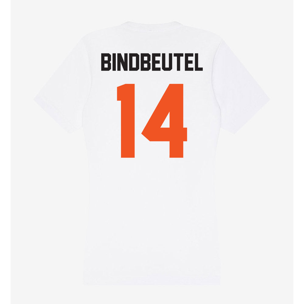 Oklahoma State - NCAA Women's Soccer : Grace Bindbeutel - Women's V-Neck T-Shirt-1