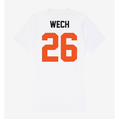 Oklahoma State - NCAA Baseball : Noah Wech - Women's V-Neck T-Shirt-1