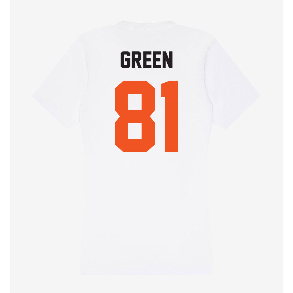 Oklahoma State - NCAA Football : Donovan Green - Classic Shersey Women's V-Neck T-Shirt-1