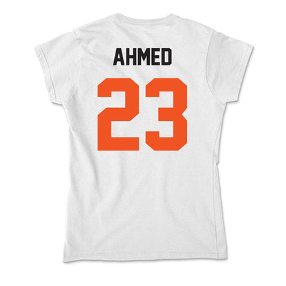 Oklahoma State - NCAA Men's Basketball : Benjamin Ahmed - Soft Style Women’s T-Shirt-1