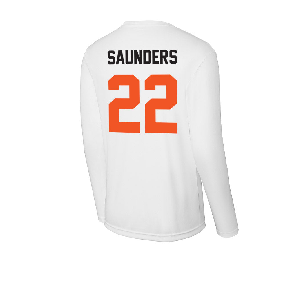 Oklahoma State - NCAA Baseball : Evan Saunders - Activewear Long Sleeve T-Shirt-1