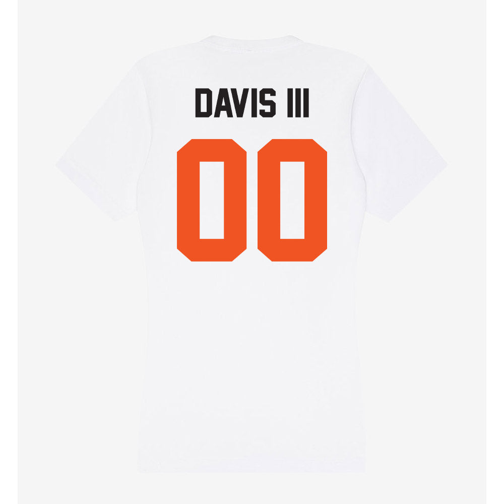 Oklahoma State - NCAA Football : Marrel Davis III - Women's V-Neck T-Shirt-1