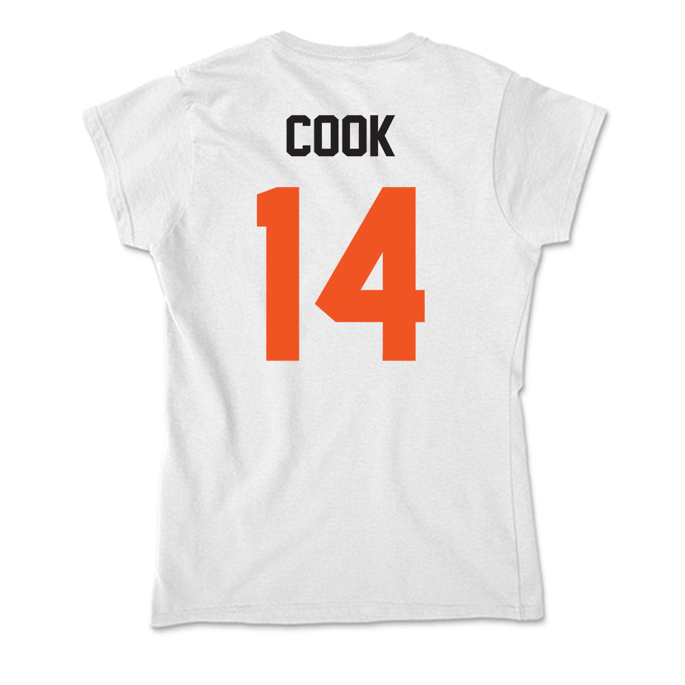 Oklahoma State - NCAA Football : Jeremy Cook - Soft Style Women’s T-Shirt-1