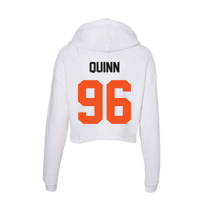 Oklahoma State - NCAA Football : Joey Quinn - Women's Crop Fleece Hoodie-1