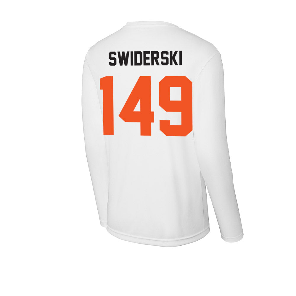 Oklahoma State - NCAA Wrestling : Casey Swiderski - Activewear Long Sleeve T-Shirt-1