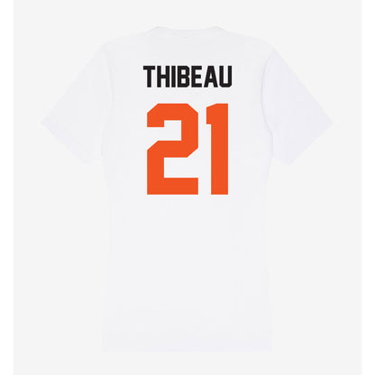 Oklahoma State - NCAA Women's Soccer : Taryn Thibeau - Women's V-Neck T-Shirt-1