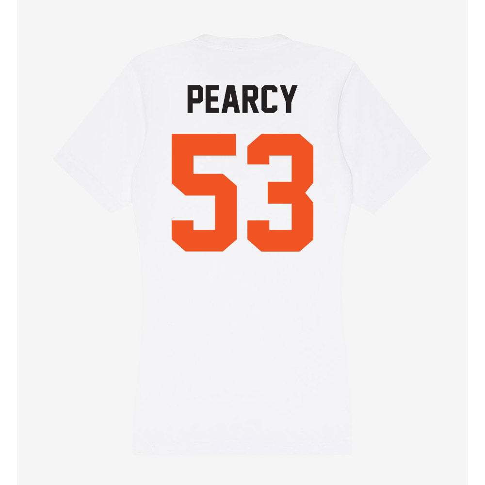 Oklahoma State - NCAA Baseball : Kyle Pearcy - Women's V-Neck T-Shirt-1