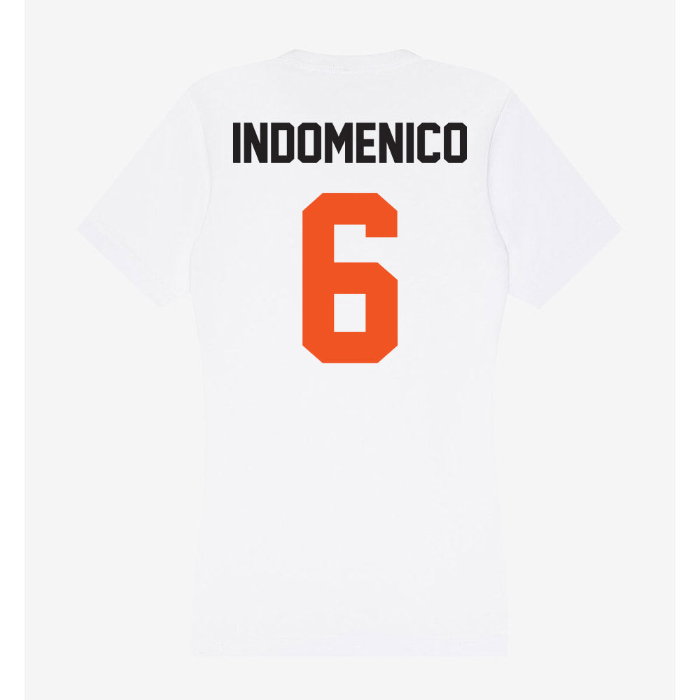 Oklahoma State - NCAA Baseball : Remo Indomenico - Women's V-Neck T-Shirt-1