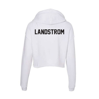 Oklahoma State - NCAA Equestrian : Taylor Landstrom - Women's Crop Fleece Hoodie-1