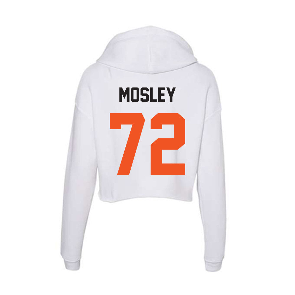 Oklahoma State - NCAA Football : ORyan Mosley - Women's Crop Fleece Hooded Sweatshirt-1