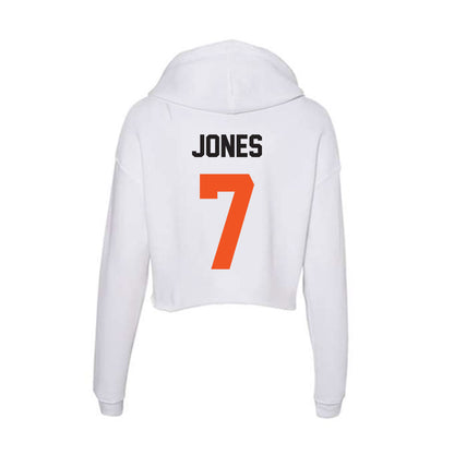 Oklahoma State - NCAA Women's Soccer : Katie Jones - Women's Crop Fleece Hoodie-1