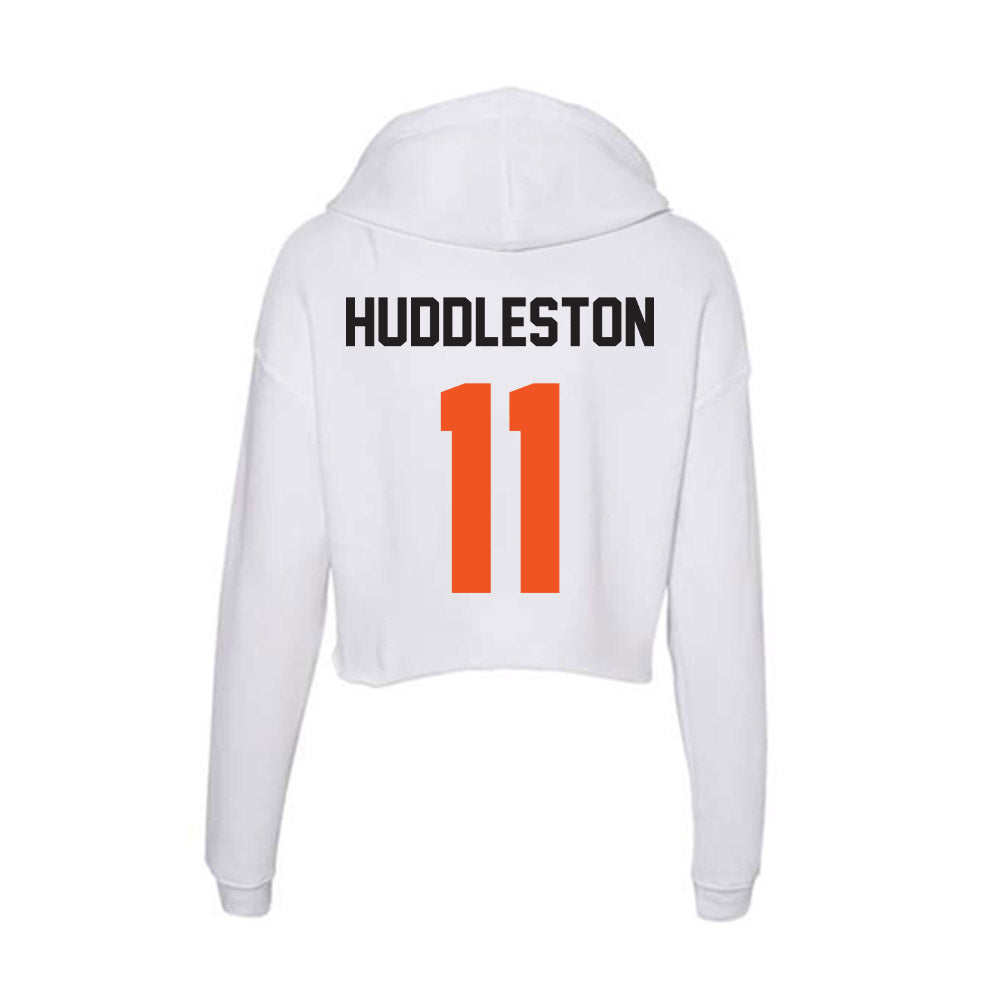 Oklahoma State - NCAA Football : Keviyan Huddleston - Classic Shersey Women's Crop Fleece Hooded Sweatshirt-1