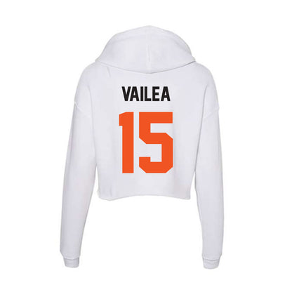 Oklahoma State - NCAA Football : Fatafehi Vailea - Women's Crop Fleece Hoodie-1