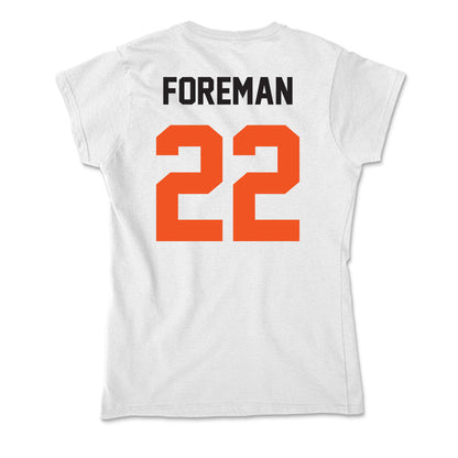Oklahoma State - NCAA Football : Kobi Foreman - Soft Style Women’s T-Shirt-1