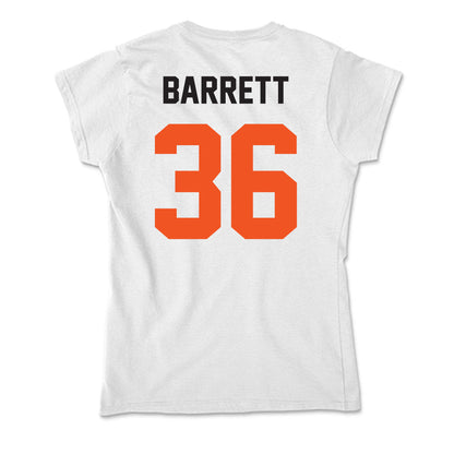 Oklahoma State - NCAA Baseball : Hudson Barrett - Soft Style Women’s T-Shirt-1
